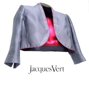 Jaques Vert Formalwear Bolaro Shrug Fuchsia/Silver